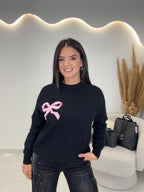 Teddy Πουλόβερ Μαύρο