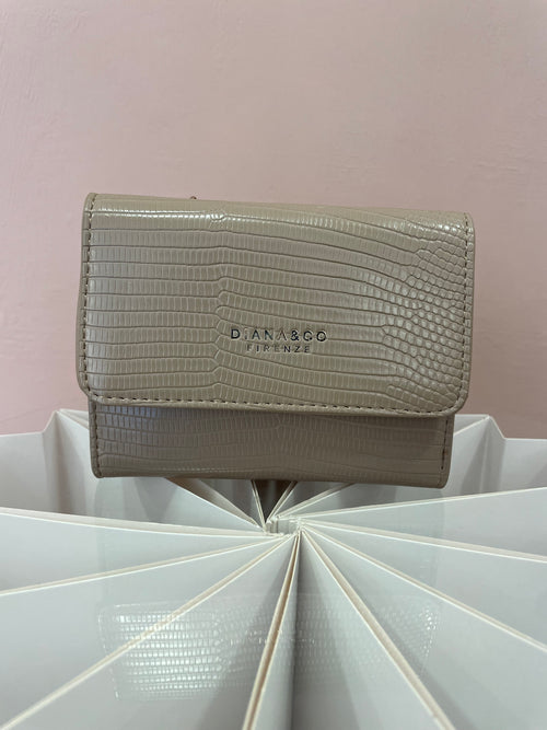 Πορτοφόλι Croco Μπεζ