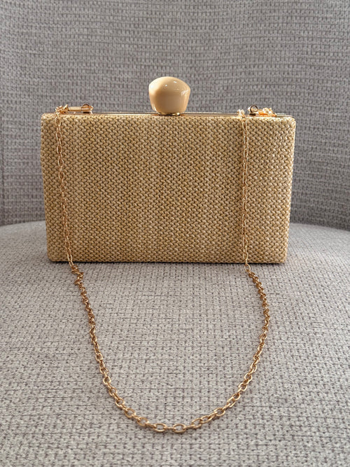 Melina Clutch Beige