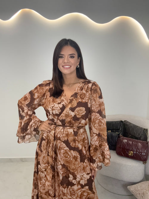 Renata Dress Chocolate