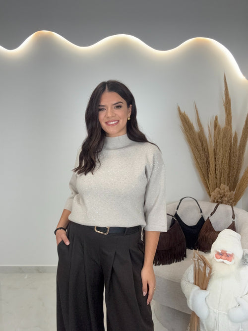 Melody Παντελόνα Καφέ