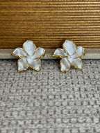 Flower Silver Earrings