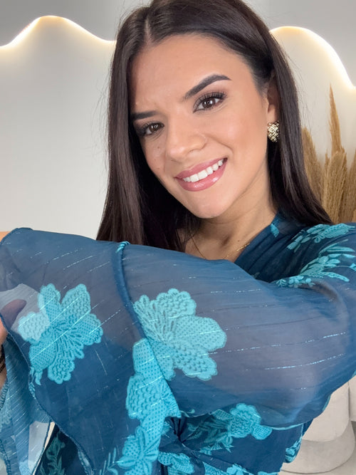 Allure Dress Πετρόλ