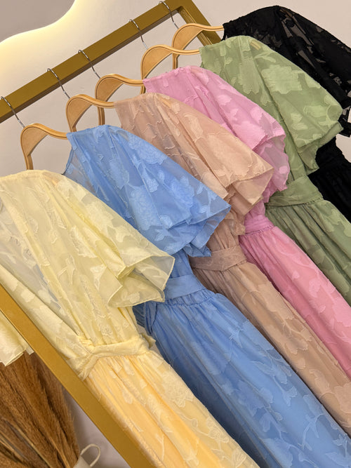 Melina Dress Yellow