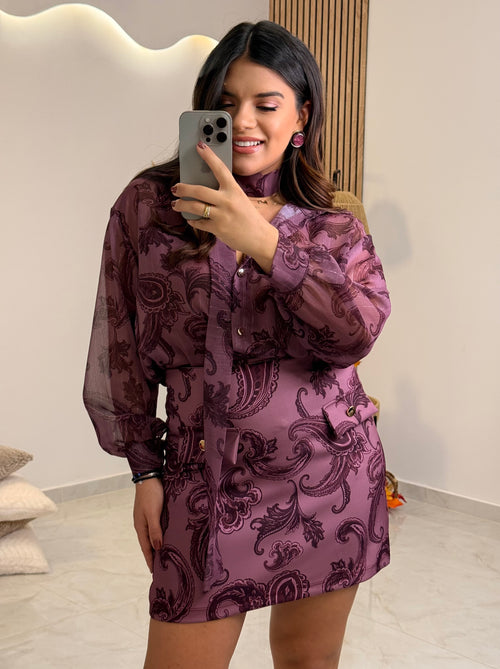 Izabel Set Purple