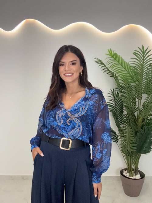 Melody Παντελόνα Navy Blue