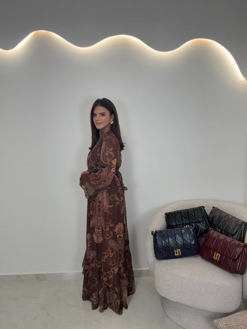 Cecilia Dress Chocolate