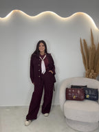 Melina Κοτλέ Σετ Μπορντώ