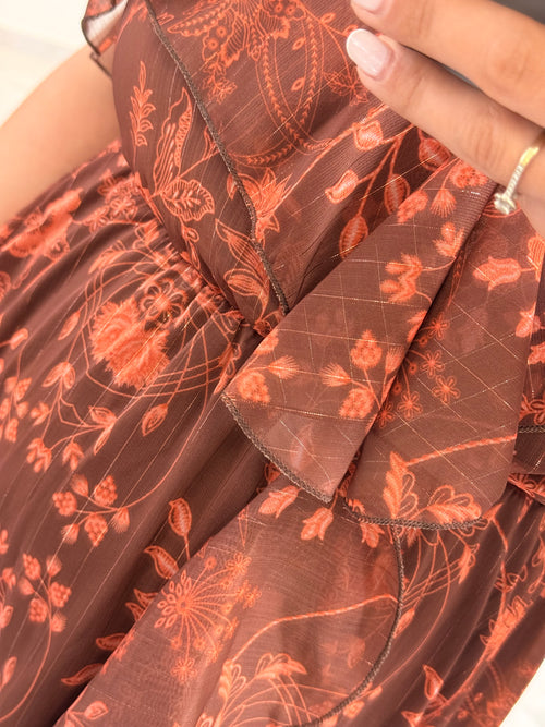 Emily Dress Chocolate