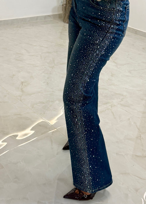 Strass Blue Jeans