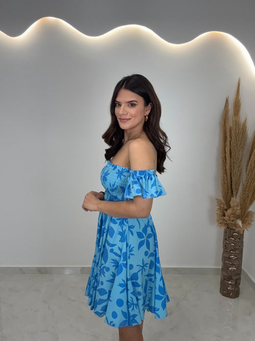 Jaklin Dress Γαλάζιο