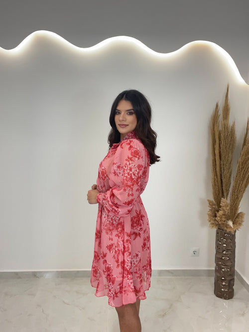 Genia Dress Ροδακινί