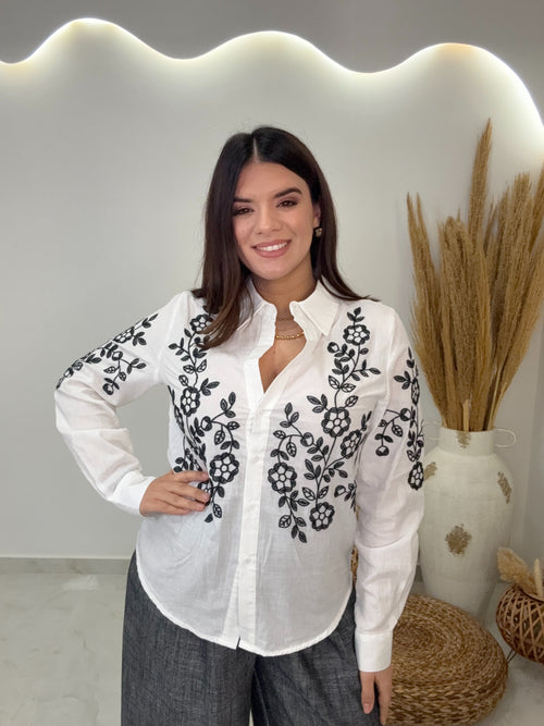 Οlivia Πουκάμισο Λευκό