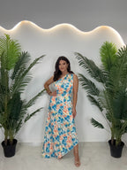 Floral Dress Blue