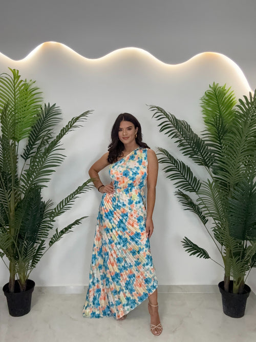 Floral Dress Blue
