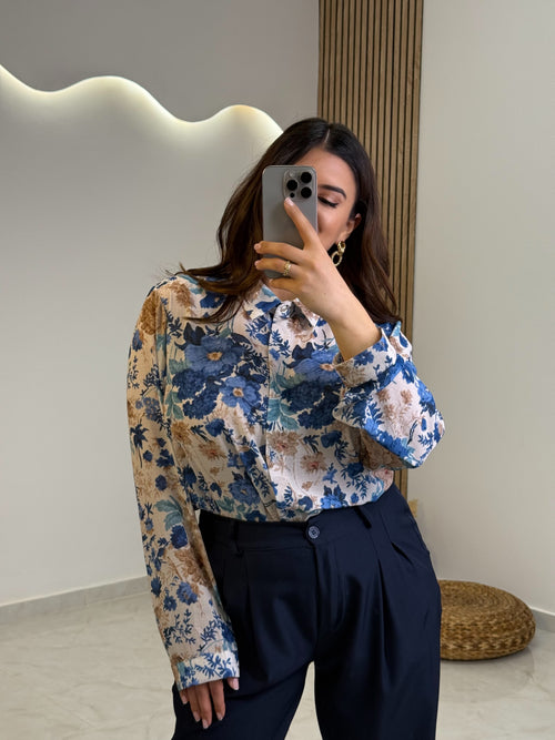 Floria Πουκάμισο Blue