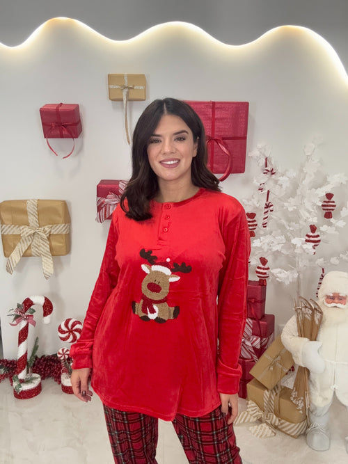 Christmas Velvet Πιτζάμα