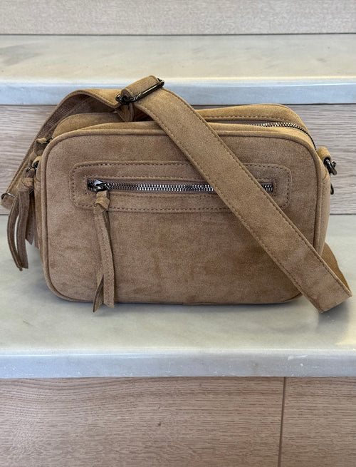 Χιαστί τσαντάκι Μπεζ