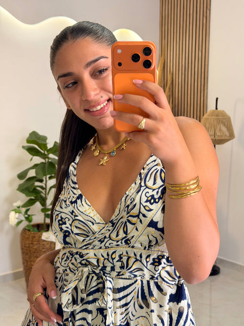 Lenia Dress Blue