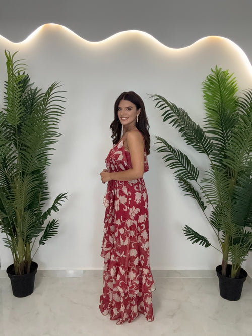 Regina Dress Red