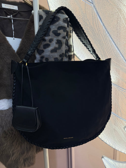 Castor Leather Bag Black