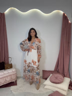 Floral Dress Beige