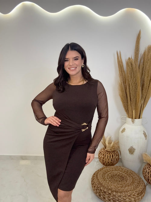 Jenny Dress Chocolate