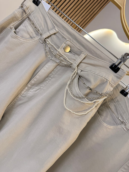 Light Grey-Ice Pearl Jeans