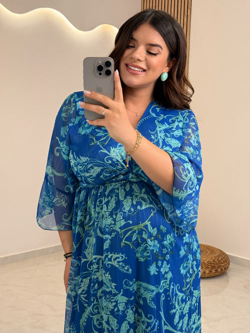 Cecilia Dress Blue