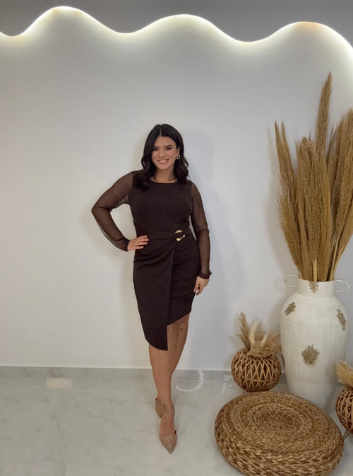 Jenny Dress Chocolate