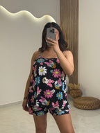 Summer Cartoon Set Black