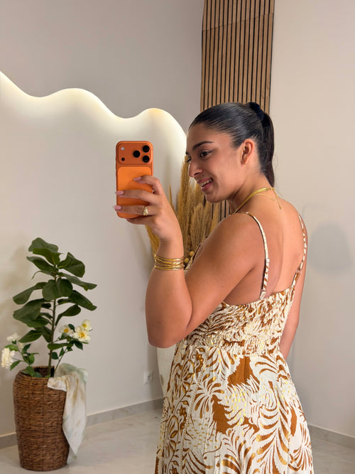 Lenia Dress Gold