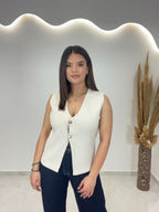 Valentina Top Εκρού