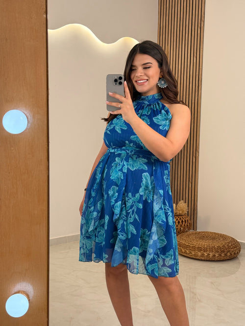 Felia Dress Blue