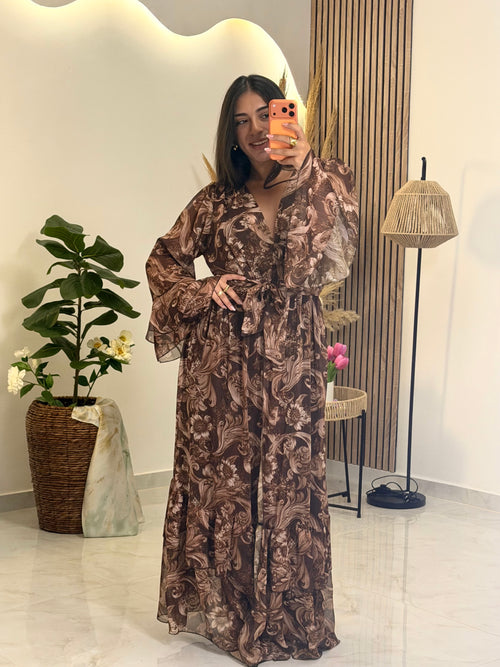 Kallia Dress Chocolate