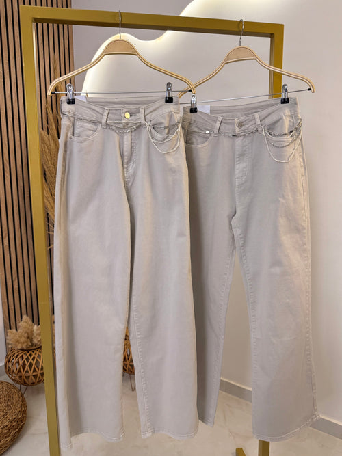 Light Grey-Ice Pearl Jeans
