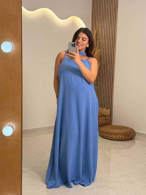 Anelia Dress Μπλε Ραφ