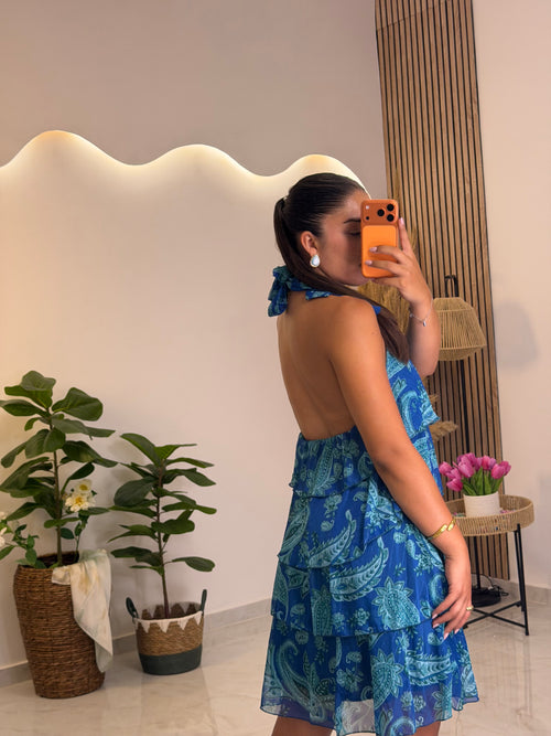 Vanessa Dress Blue
