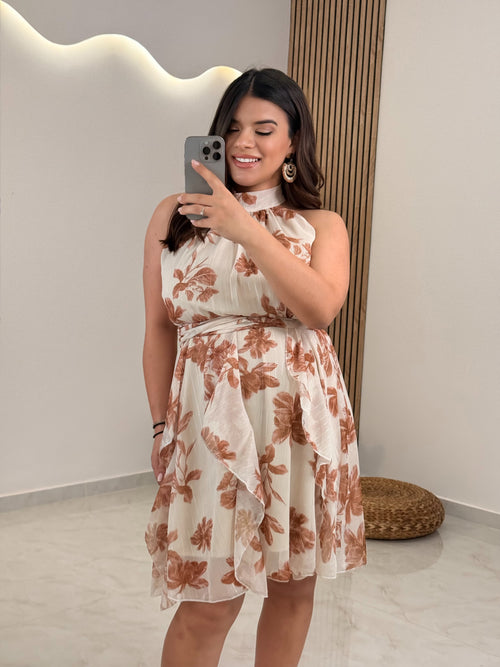 Felia Dress Beige