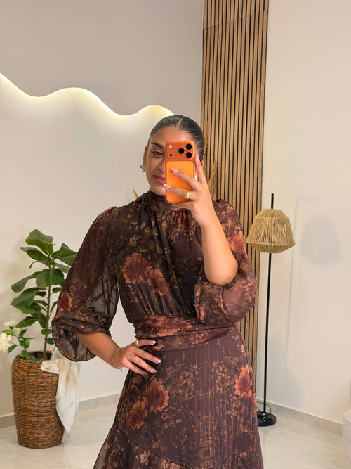 Zenilda Dress Chocolate