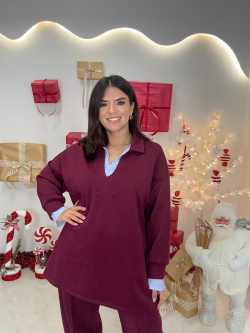 Selena Set Μπορντώ