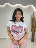 T-shirt Pink Heart