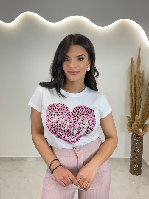 T-shirt Pink Heart