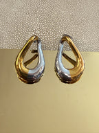 Silver-Gold Earrings