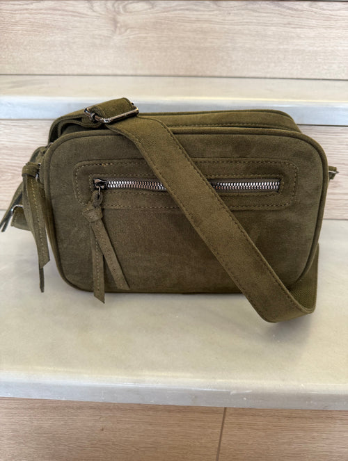 Χιαστί Τσαντάκι Χακί