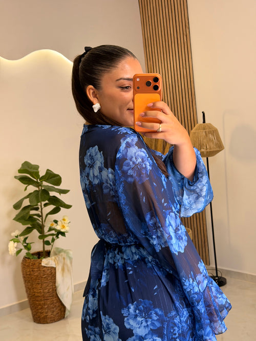 Lidia Dress Blue