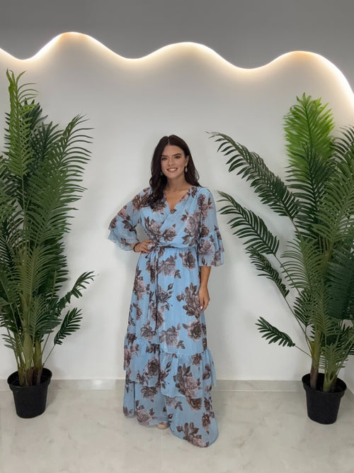 Zaklin Dress Γαλάζιο