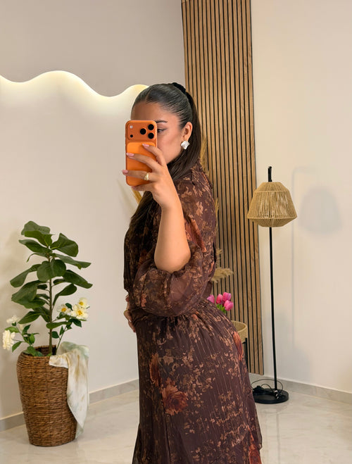 Zenilda Dress Chocolate