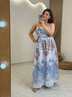 Elena Dress Γαλάζιο