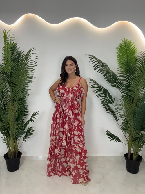 Regina Dress Red